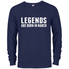 Legends Are Born In March Funny Birthday T-shirt