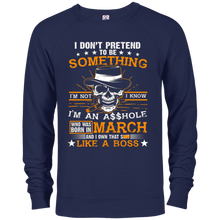 I'm An As Hole Who Was Born In March Scary Skull T-Shirt
