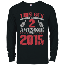 Vintage Born in 2015 2nd Birthday Gifts 2 This Guy Awesome
