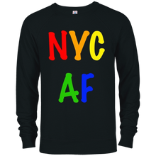 Fun Rainbow NYC AF Pride Parade T-Shirt - Gay March Shirt