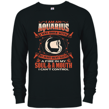 Aquarius Gifts - Aquarius Born With Heart On Sleeve Shirt