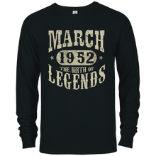 66 years Old 66th Birthday March 1952 Birth of Legend TShirt