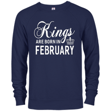 Kings Are Born In February Men Birthday Gift T-Shirt