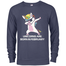 Unicorns are Born in FEBRUARY Cute Dabbing Birthday T Shirt