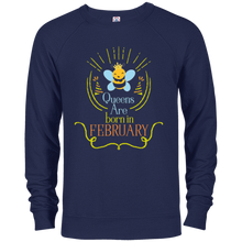 Queens Are Born In February Funny Honey Bee Novelty Shirt