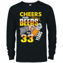 Cheers And Beers To 33 Years 1984 Xmas T Shirt