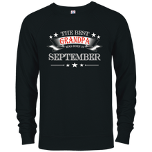 Mens The Best Grandpa was Born in September T-Shirt