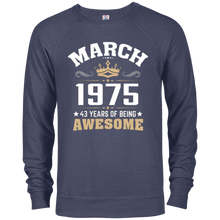 Birthday gift March 1975 - 43 years of being awesome