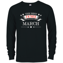 Mens The Best Father was Born in March T-Shirt