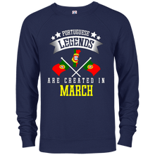 Funny Portuguese Legends Are Created In March T-shirt Quote