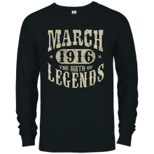 102 year Old 102nd Birthday March 1916 Birth of Legend Shirt