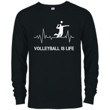Volleyball Is Life Heartbeat T-Shirt Coach Player Team Gifts