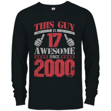 Vintage Born in 2000 17th Birthday Gifts 17 This Guy Awesome