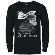 February Girl A Mouth She Can't Control T-shirt