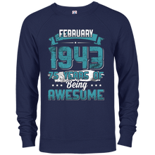 February 1943 Birthday 75 Years Of Being Awesome T-Shirt