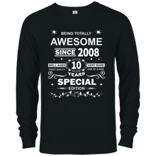 Awesome Since 2008 Special Edition 10th Birthday T-Shirt