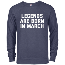 Legends Are Born In March T-Shirt funny saying birthday tee