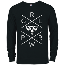 Uterus GRL PWR Shirt - Girl Power Shirt - Ovary GRL PWR Tee