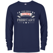 Mens The Best Father was Born in February T-Shirt
