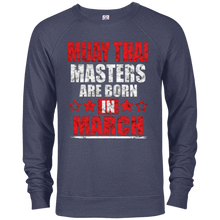 Muay Thai Masters Are Born in MARCH T-Shirt Distressed