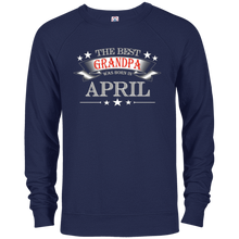 Mens The Best Grandpa was Born in April T-Shirt