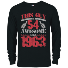 Vintage Born in 1963 54th Birthday Gifts 54 This Guy Awesome