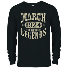 94 years Old 94th Birthday March 1924 Birth of Legend TShirt