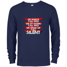 March, Sit Down, Speak up and Be Silent Quote Patriotic Tee
