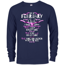 February Girl,Crazy, Sweet and Fun Birthday BDay Gift Shirt
