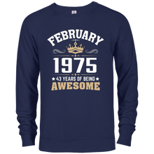 Birthday gift February 1975 - 43 years of being awesome