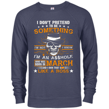 I'm An As Hole Who Was Born In March Scary Skull T-Shirt