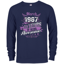 March 1967 50 Years Of Being Awesome T Shirt