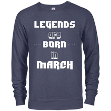 Legends Are Born In March Tshirt Famous Funny Tee