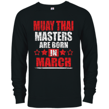 Muay Thai Masters Are Born in MARCH T-Shirt Distressed