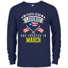 Funny Puerto Rican Legends Are Created In March T-shirt