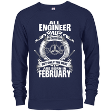 The Best Engineer Dad Born In February Funny Tshirt Gift