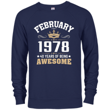 Birthday gift February 1978 - 40 years of being awesome