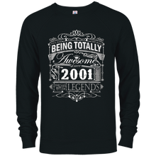 Awesome Since 2001 16th Birthday T Shirt 16 Years Old
