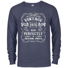 Mens 42th Birthday T-Shirt Legend Vintage 1976 Original Parts Tee