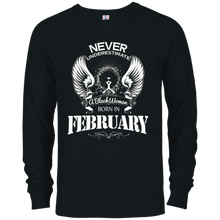 Never underestimate black woman February Tshirt