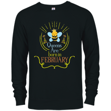 Queens Are Born In February Funny Honey Bee Novelty Shirt