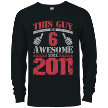 Vintage Born in 2011 6th Birthday Gifts 6 This Guy Awesome