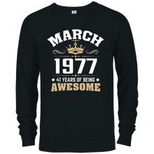 Birthday gift March 1977 - 41 years of being awesome