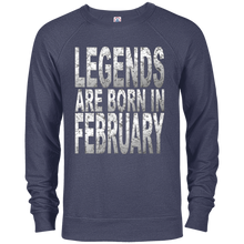 Legends Are Born In February T-Shirt for Birthday