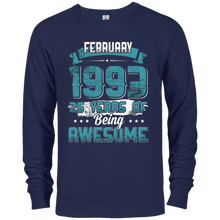February 1993 Birthday 25 Years Of Being Awesome T-Shirt