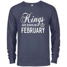 Kings Are Born In February Men Birthday Gift T-Shirt