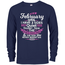 As A February Girl I Have Three Sides TShirt Birthday Gift
