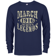 102 year Old 102nd Birthday March 1916 Birth of Legend Shirt