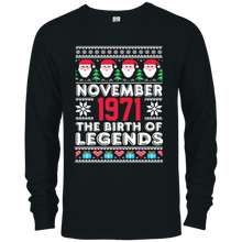 November 1971 The Birth Of Legends Christmas T Shirt
