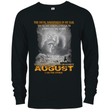 The Devil - born in August - the storm - T-shirt month gif